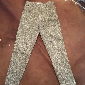 No! Authentic Animal Print Skinny Jeans - Size 9/10